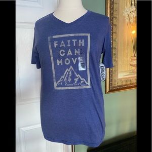 Inspirational Women’s V-neck Tee - Size Large